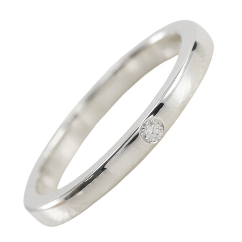 Tiffany & Co. Elsa Peretti Wedding Band Silver with Diamond